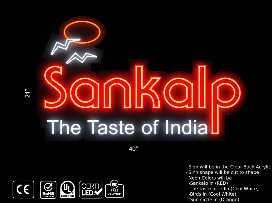 Custom neon sign for lunaneon