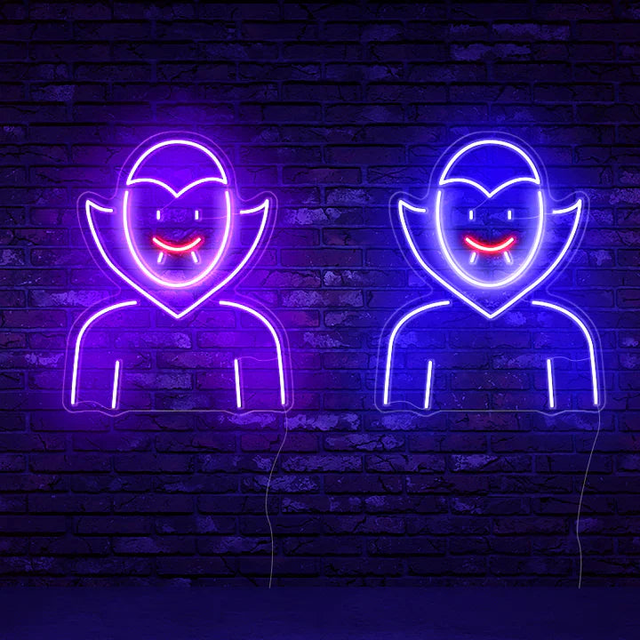 Vampire Halloween LED Neon Sign by LEDNeon's  - Transform your space with Halloween LED Neon Sign