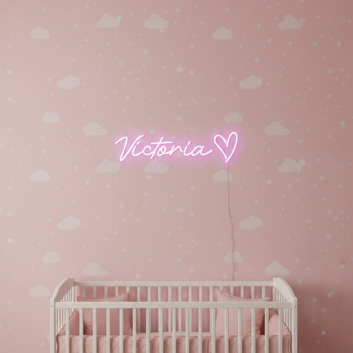 Victoria Name LED Neon Sign by LEDNeons - Decorate Your Personal Space With this Bright Neon Sign.