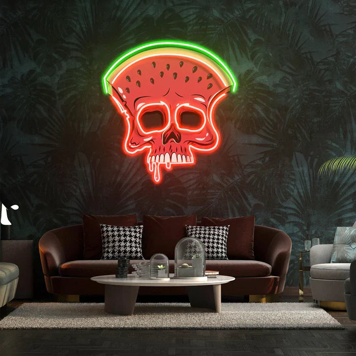 Watermelon Halloween LED Neon Sign by LEDNeons - fun and festive décor for Halloween.