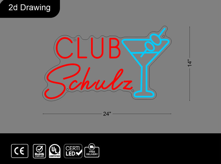 Custom Neon sign for Dan