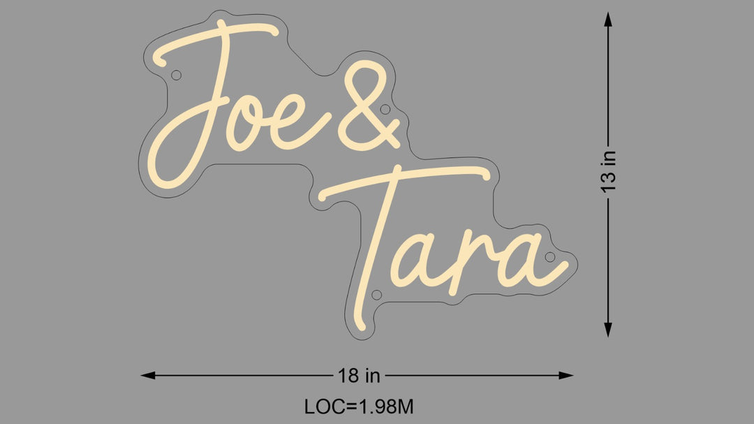 Custom neon sign for Tara Casey