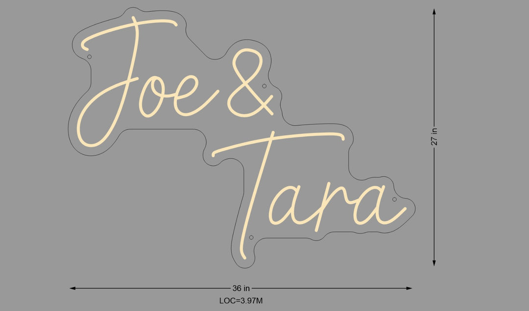 Custom neon sign for Tara Casey