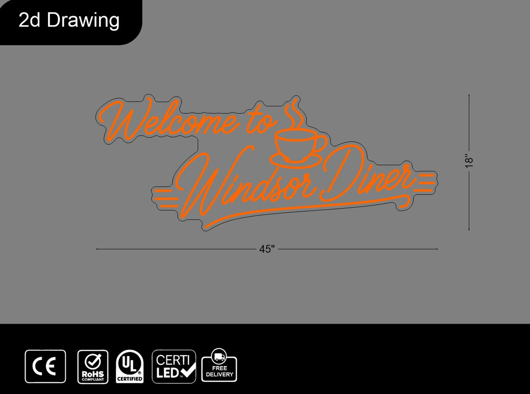 Neon sign for Natalia
