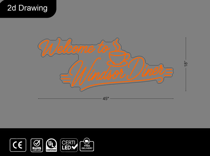Neon sign for Natalia