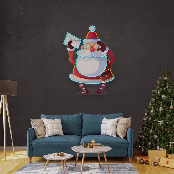 Who Is Next-Santa Merry Christmas Neon Sign by LEDNeon's