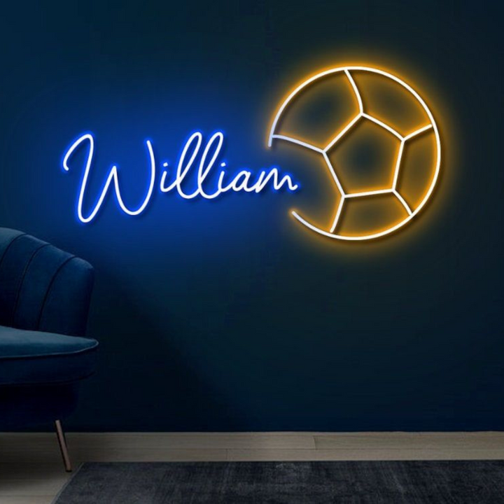 William Name LED Neon Sign by LEDNeons - Decorate your space with this bright Neon Sign.