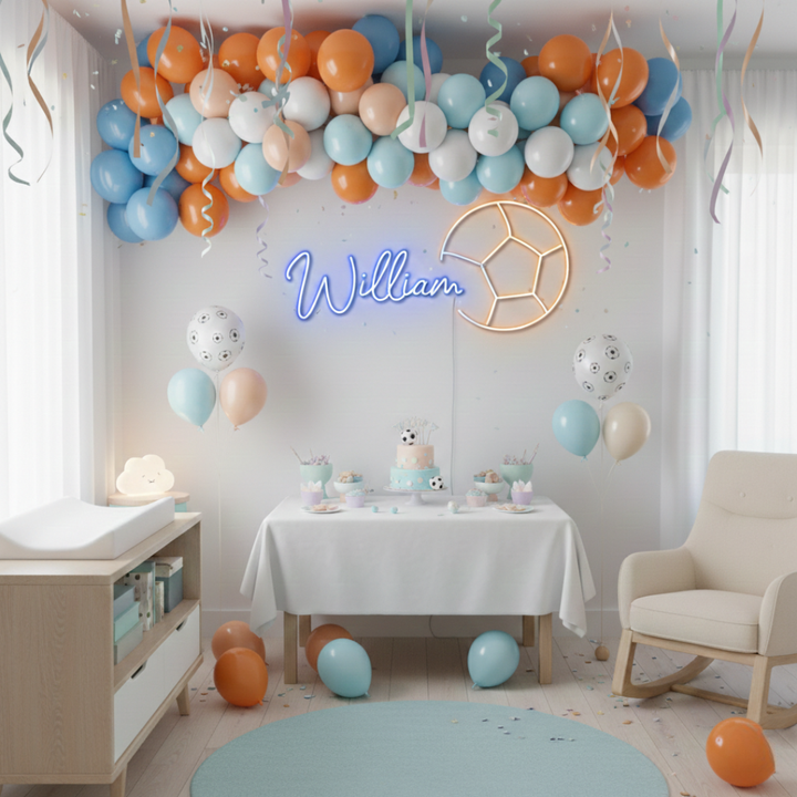 William Name LED Neon Sign by LEDNeons - Decorate your space with this bright Neon Sign.