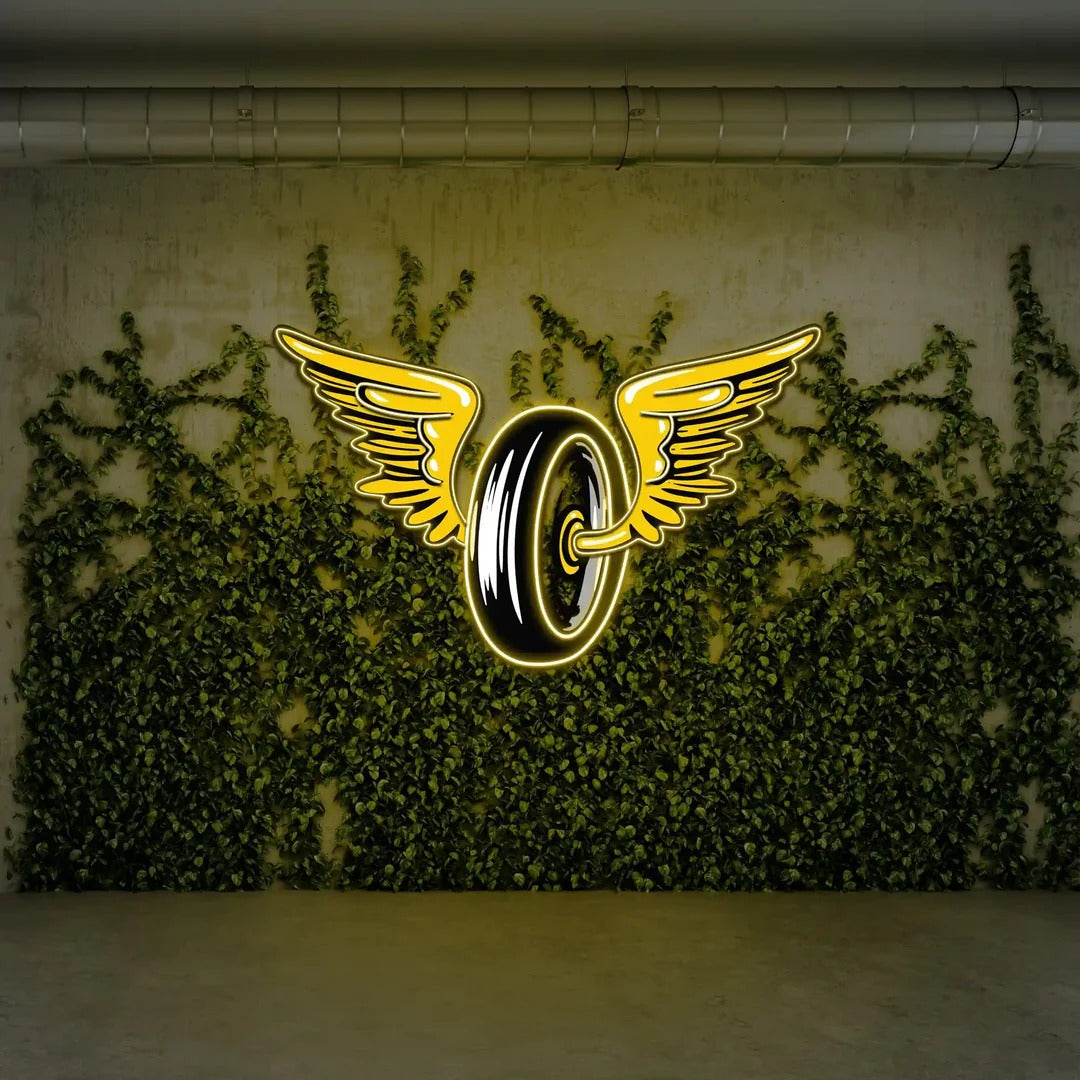 Wing Wheels UV Neon Light by LEDNeons