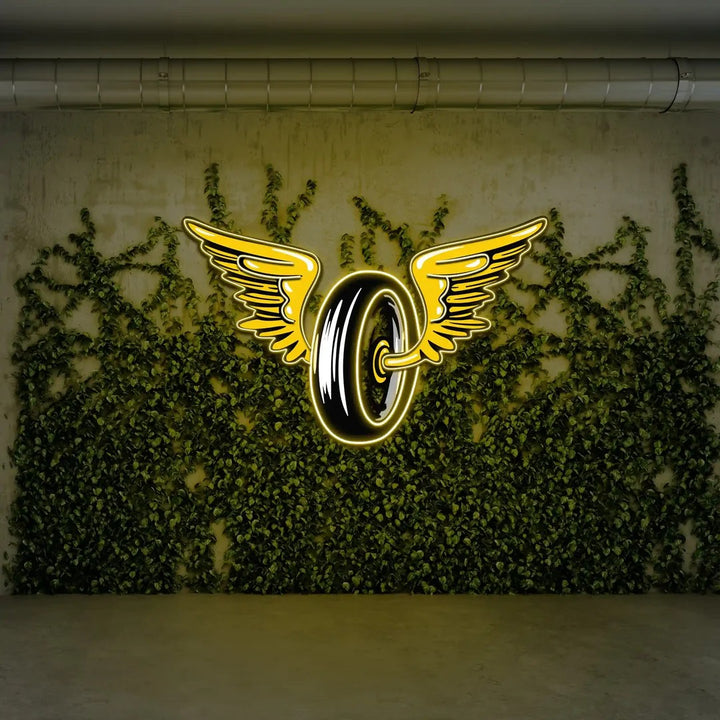 Wing Wheels UV Neon Light by LEDNeons
