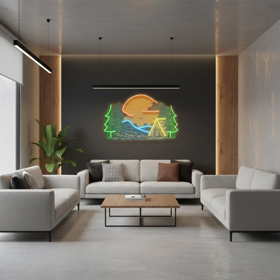 Winter Relaxation UV Art LED Neon Sign  by LEDNeons 