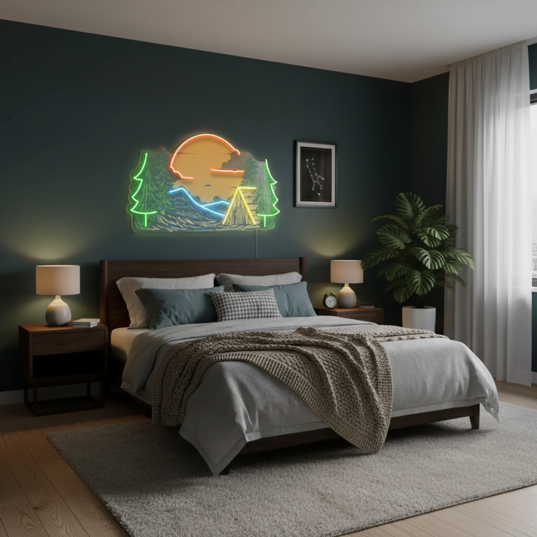 Winter Relaxation UV Art LED Neon Sign  by LEDNeons 