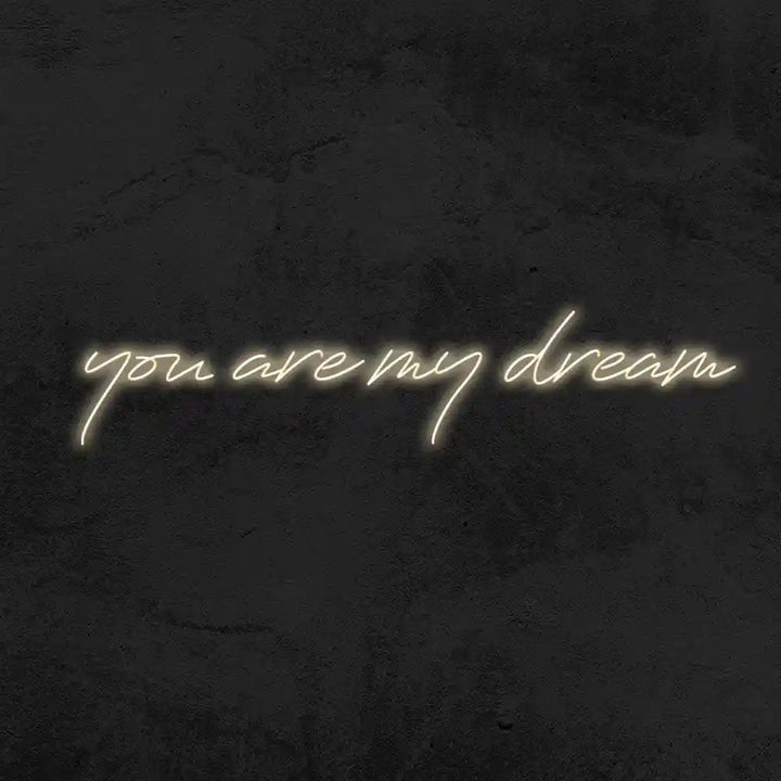 You Are My Dream Wedding Neon Sign by LEDNeons _ Warm white 