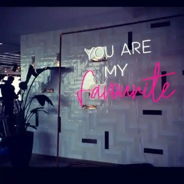  You Are My Favourite Wedding Neon Sign by LEDNeons - indoor