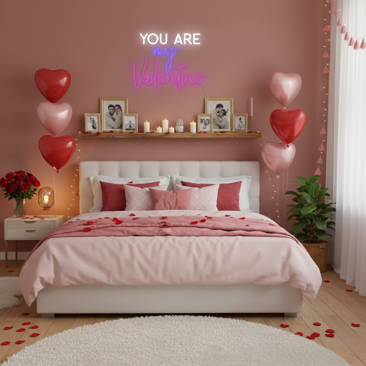 You Are My Valentine LED Neon Sign by LEDNeons - designed to spread love and warmth in any space.