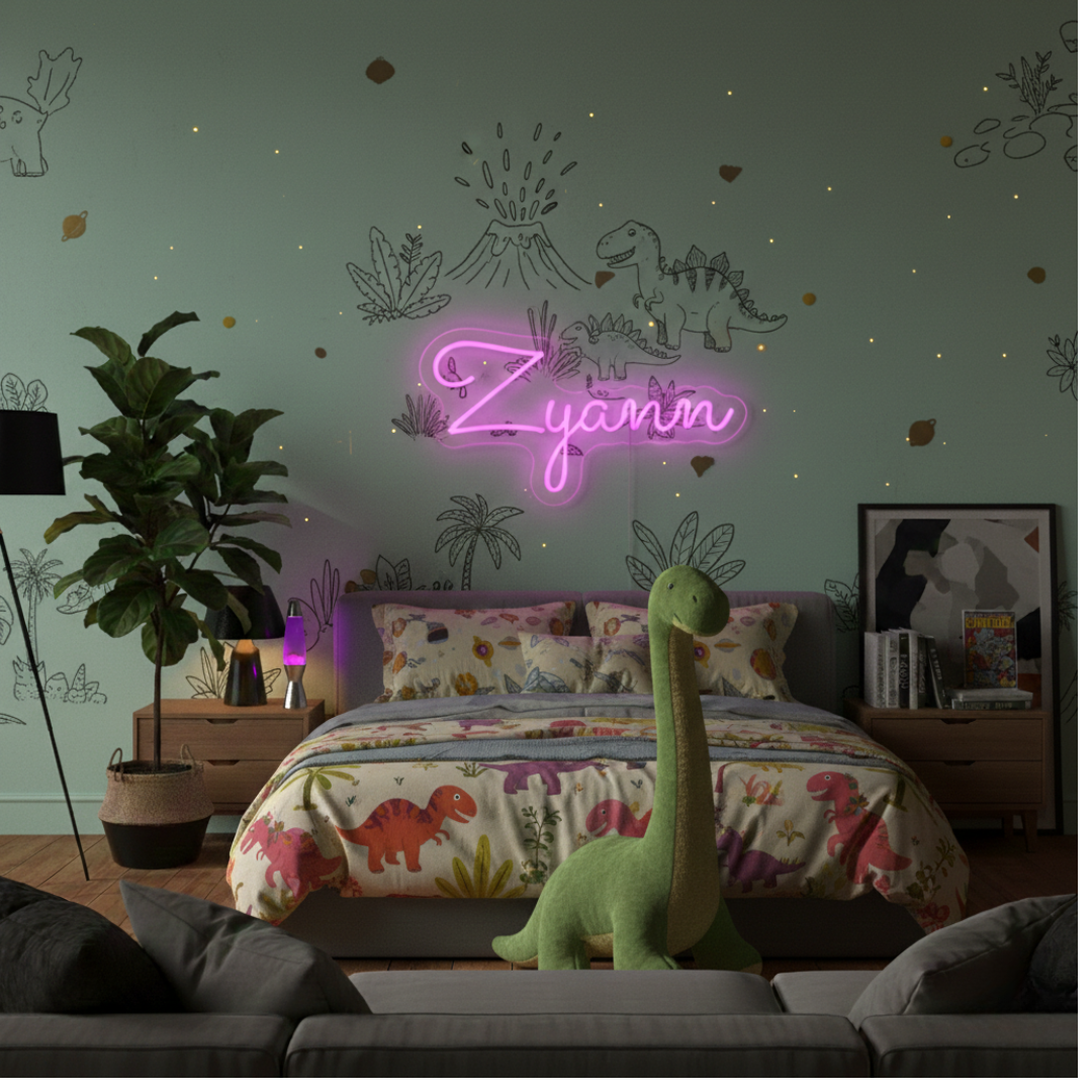 ZYANN Name LED Neon Sign by LEDNeons - Glowing and Bright personalized Neon sign 