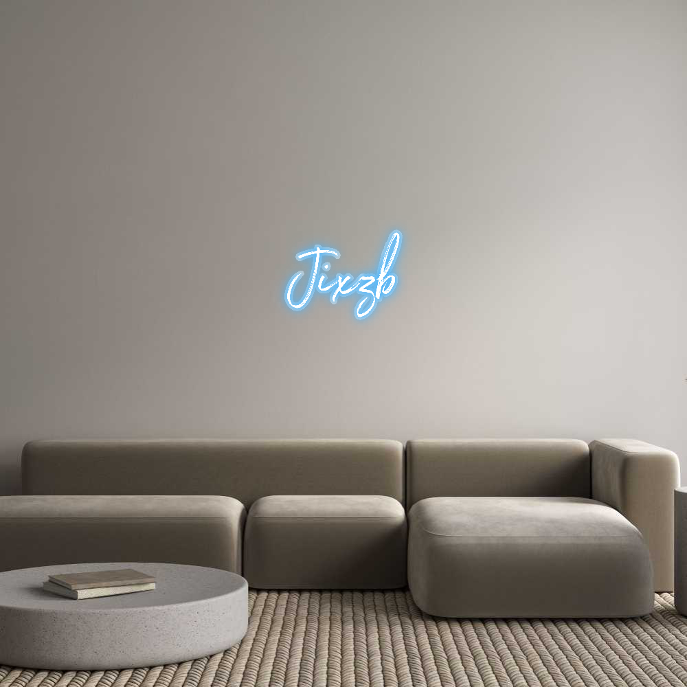 Customized Neon Sign: Jixzb