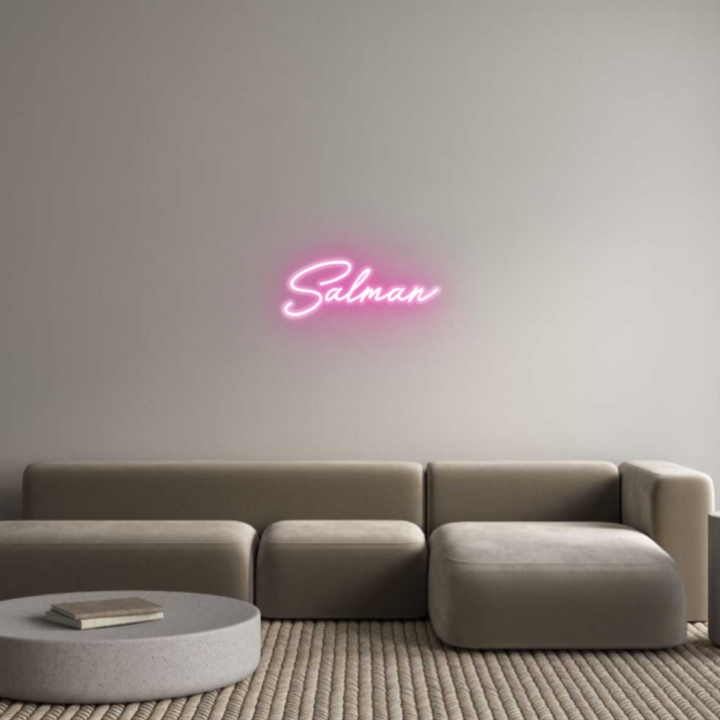 Customized Neon Sign: Salman
