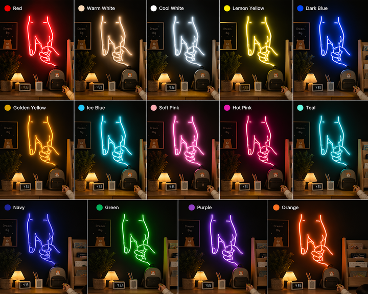 Mother & Child Love LED Neon Sign