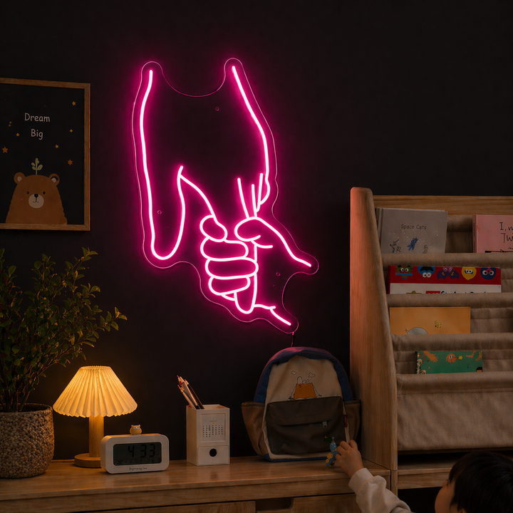 Mother & Child Love LED Neon Sign