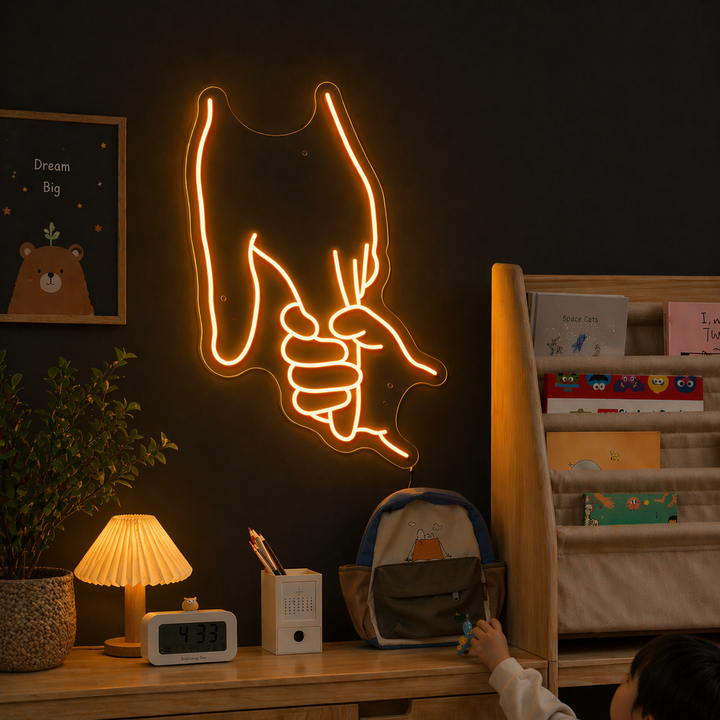 Mother & Child Love LED Neon Sign