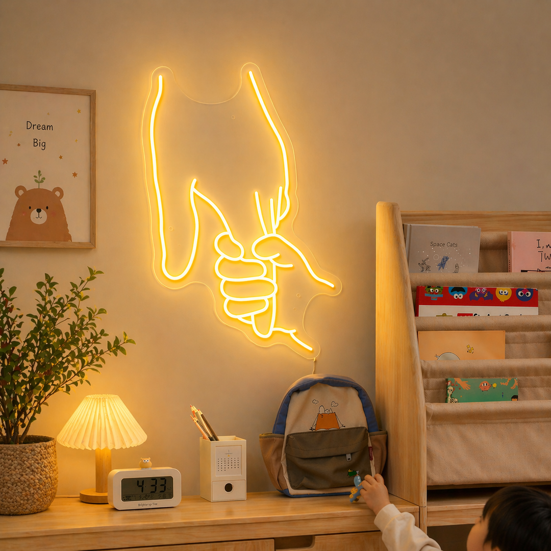 Mother & Child Love LED Neon Sign
