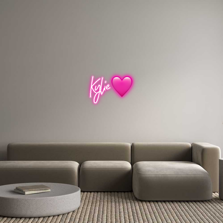 Customized Neon Sign: Kylie🩷