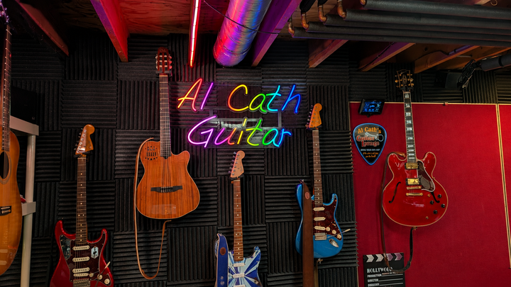 Custom Neon sign for Al Cath