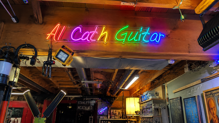 Custom Neon sign for Al Cath