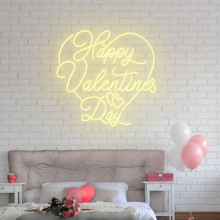 Happy Valentine's Day Neon Sign