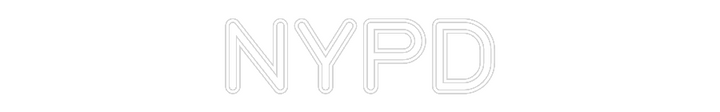 Customized Neon Sign: NYPD