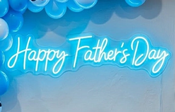 Happy Father's Day LED Neon Sign for Family Celebrations
