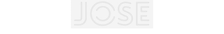Customized Neon Sign: Jose