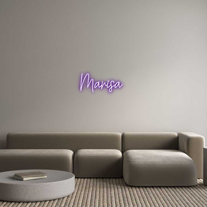 Customized Neon Sign: Marisa