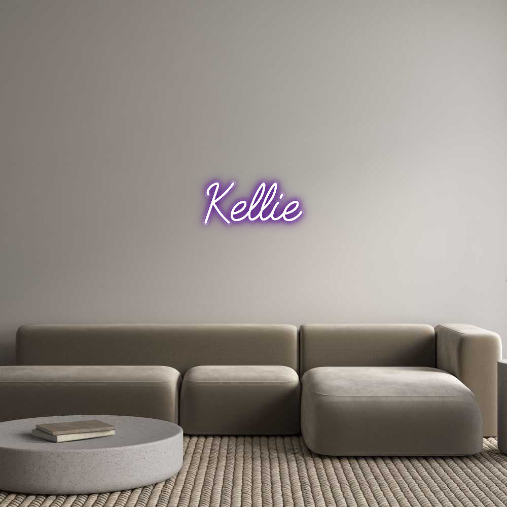 Customized Neon Sign: Kellie