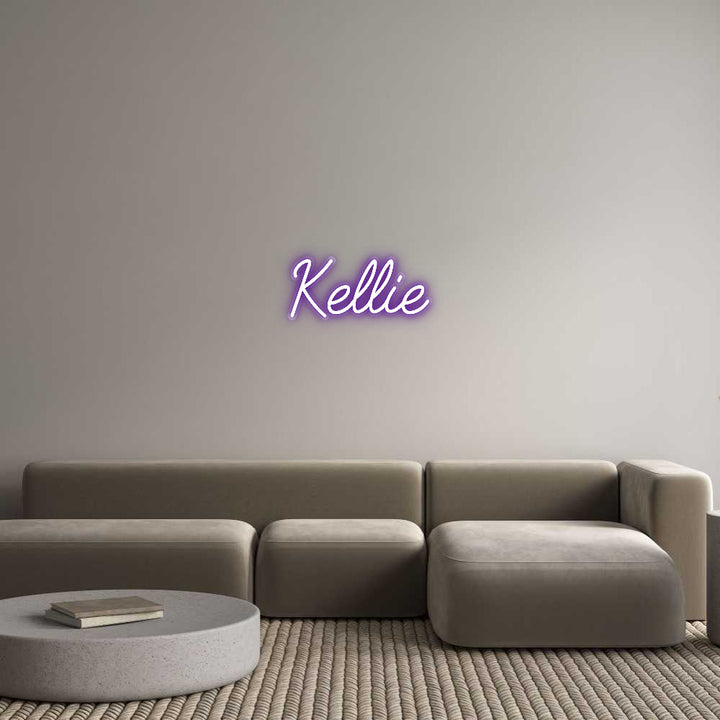 Customized Neon Sign: Kellie