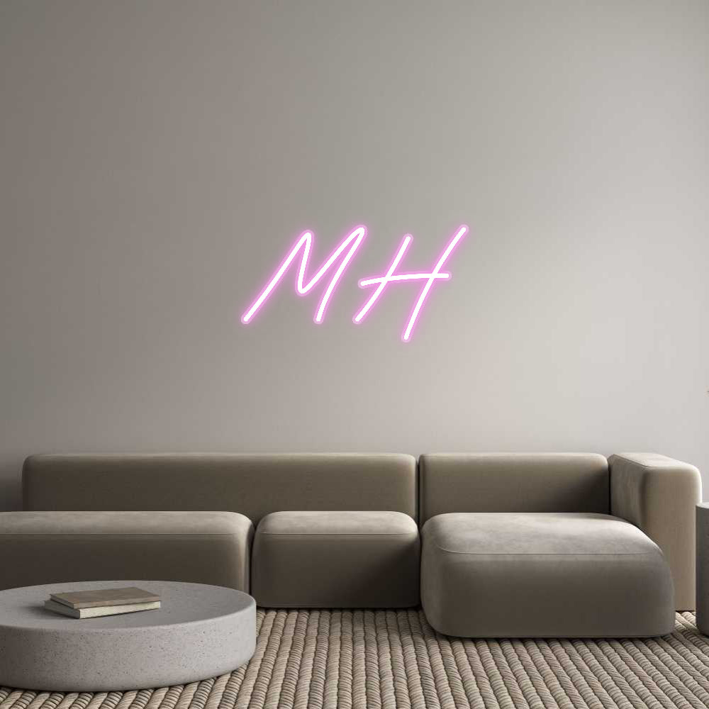 Customized Neon Sign: MH