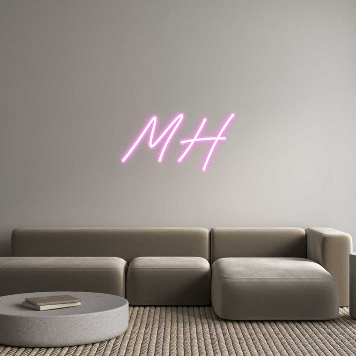 Customized Neon Sign: MH