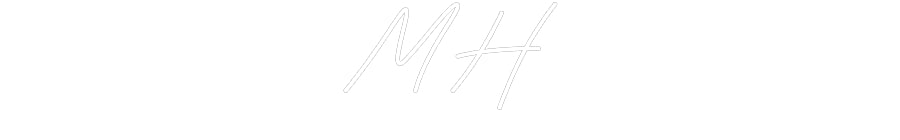 Customized Neon Sign: MH