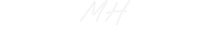 Customized Neon Sign: MH