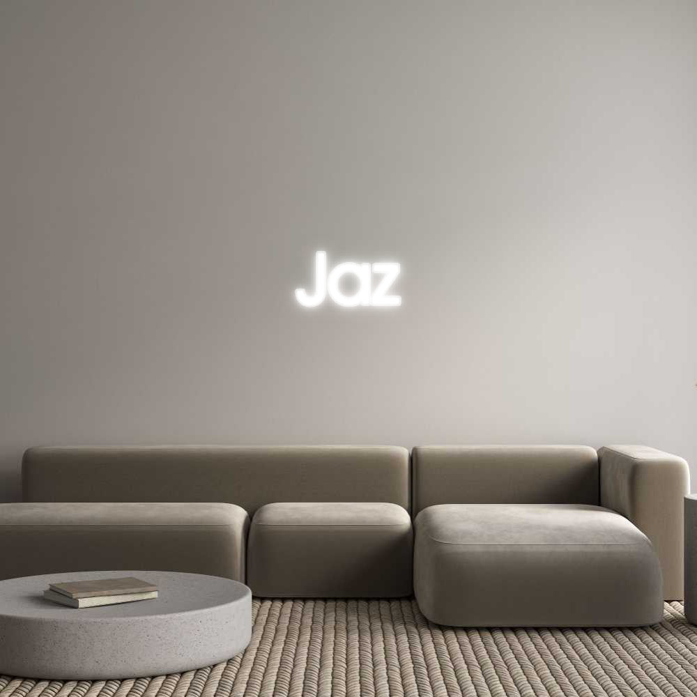 Customized Neon Sign: Jaz