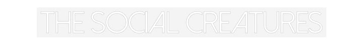 Customized Neon Sign: The Social Cr...