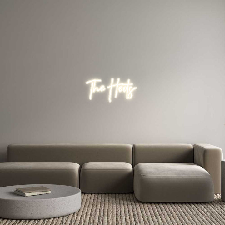 Customized Neon Sign: The Hoots