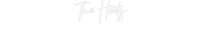 Customized Neon Sign: The Hoots