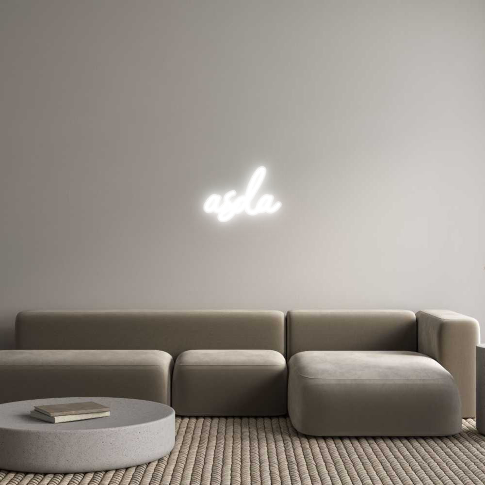Customized Neon Sign: asda