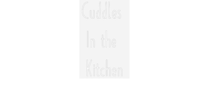 Customized Neon Sign: Cuddles 
In ...
