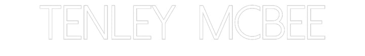 Customized Neon Sign: Tenley McBee