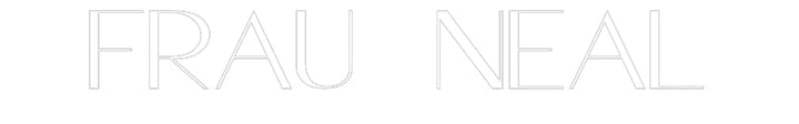 Customized Neon Sign: Frau Neal
