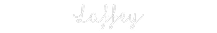 Customized Neon Sign: Laffey
