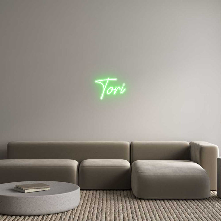 Customized Neon Sign: Tori